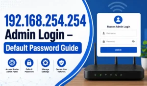 192.168.254.254 Admin Login – Default Password Guide